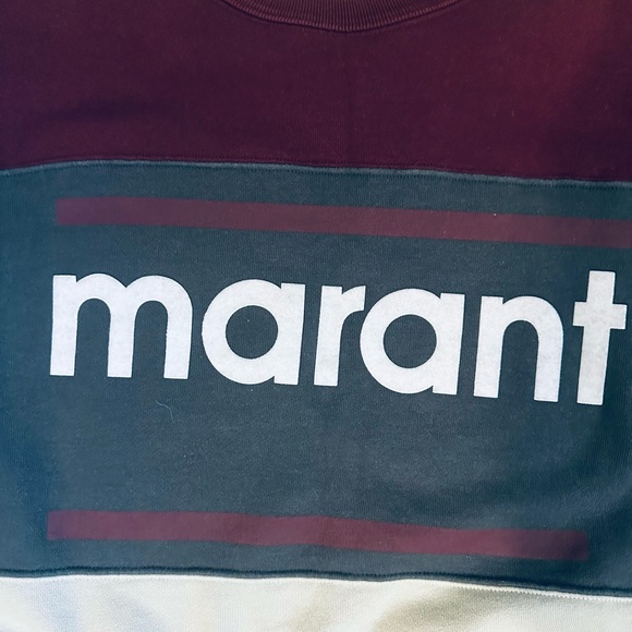 Isabel Marant Gallian Sweatshirt - Burgundy - Picture 3 of 13